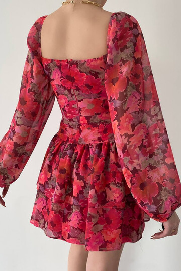 Darlene Floral Detailed Dress