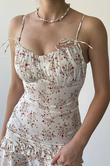 Mini Flower Patterned Dress
