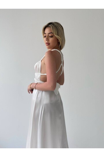 White Helen Dress