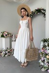 Ceck Midi Dress