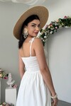 Ceck Midi Dress