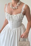Ceck Midi Dress