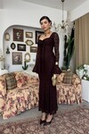 Cesam Gül Detaylı Elbise