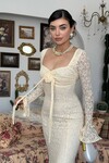 Cesam Rose-Detail Dress