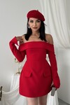 Devru Strapless Dress
