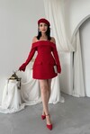 Devru Strapless Dress