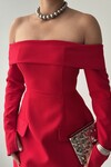 Devru Strapless Dress