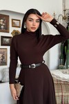 Dina Belt-Detail Dress