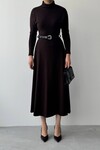Dina Belt-Detail Dress