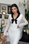 Duyru Dress with Bow Detail
