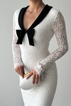 Duyru Dress with Bow Detail