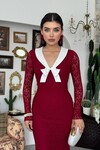 Duyru Dress with Bow Detail