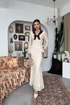 Duyru Fiyonk Detaylı Elbise