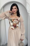 Elfı Çiçek Detaylı Elbise