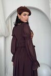 Elfı Çiçek Detaylı Elbise