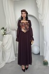 Elfı Çiçek Detaylı Elbise