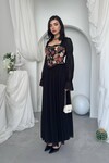 Elfı Çiçek Detaylı Elbise