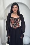 Elfı Çiçek Detaylı Elbise