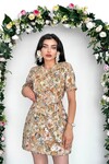 Flowes Kristal Taş Detaylı Elbise