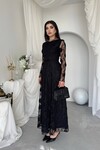 Gernu Çiçek Detaylı Elbise