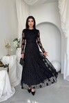 Gernu Çiçek Detaylı Elbise