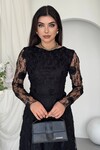Gernu Çiçek Detaylı Elbise