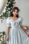 Geun Ruffle Collar Dress