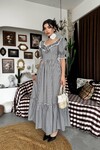 Geun Ruffle Collar Dress