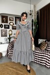 Geun Ruffle Collar Dress