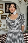Geun Ruffle Collar Dress