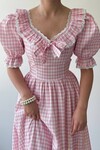 Geun Ruffle Collar Dress