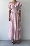 Geun Ruffle Collar Dress