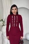 Gurea Button-Detail Dress