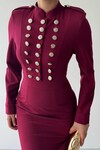 Gurea Button-Detail Dress