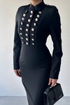 Gurea Button-Detail Dress