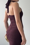 Jons Neck Tie Midi Dress