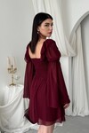 Joy Deri Korsaj Detaylı Elbise