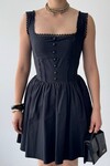 Joyo Button-Detail Dress
