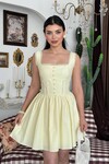 Joyo Button-Detail Dress