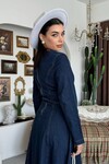 Junsa Belt-Detail Denim Dress