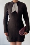 Keans Scarf-Detail Dress