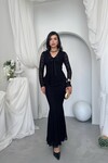 Kerna Fiyonk Detaylı Elbise