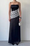 Lumes Paris Lace Detail Dress