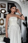 Penas Strapless Dress