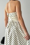 Penas Strapless Dress