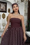 Penas Strapless Dress