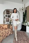 Porse Taş Detaylı Elbise