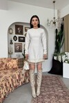 Porse Taş Detaylı Elbise