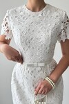 Rema Dress with Belt Detail