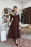Ruyn Dress with Brooch Detail